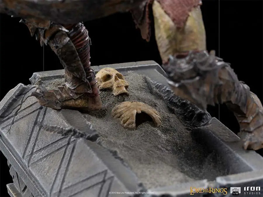 LOTR ARMORED ORC 1/10 ART STATUE IRON STUDIOS
