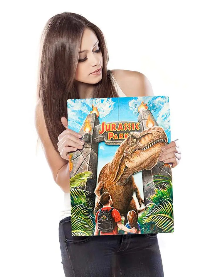 JURASSIC PARK REX ATTACK WOODART DOCTOR COLLECTOR