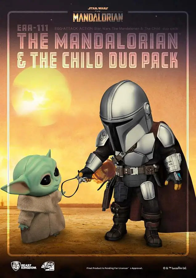 SW EGG AA MANDALORIAN & THE CHILD DUO PK BEAST KINGDOM