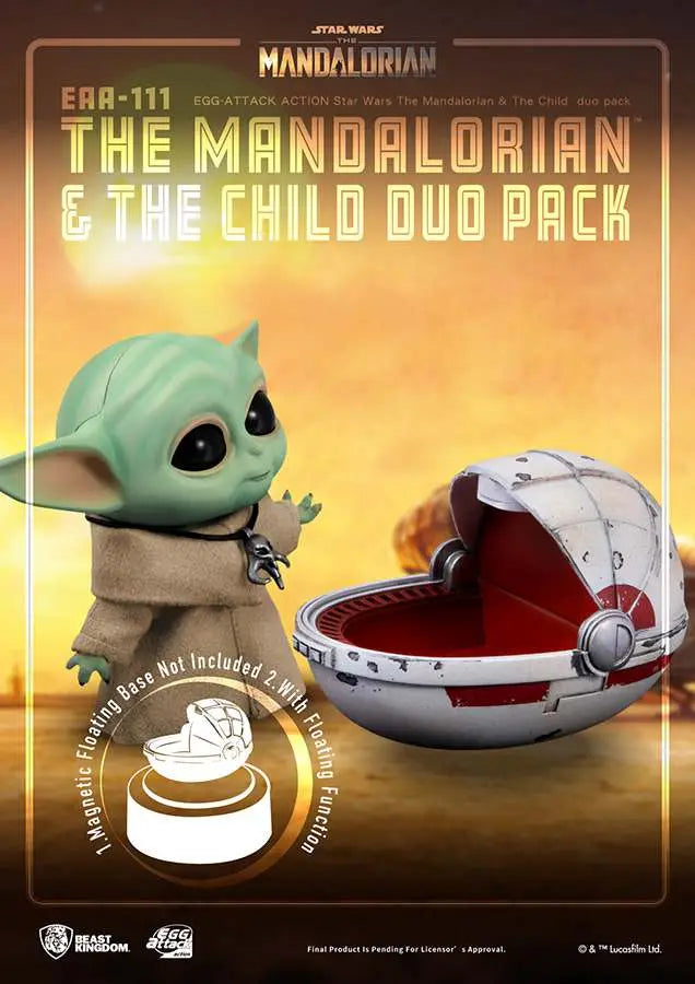 SW EGG AA MANDALORIAN & THE CHILD DUO PK BEAST KINGDOM