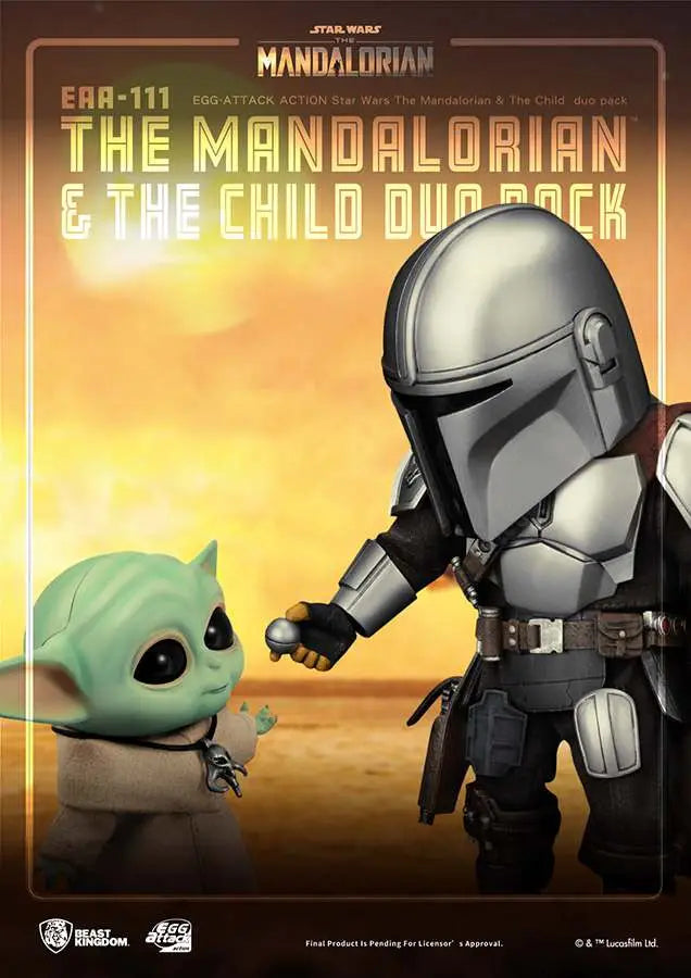 SW EGG AA MANDALORIAN & THE CHILD DUO PK BEAST KINGDOM