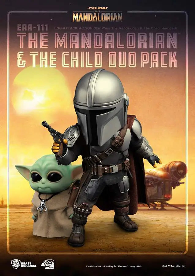SW EGG AA MANDALORIAN & THE CHILD DUO PK BEAST KINGDOM