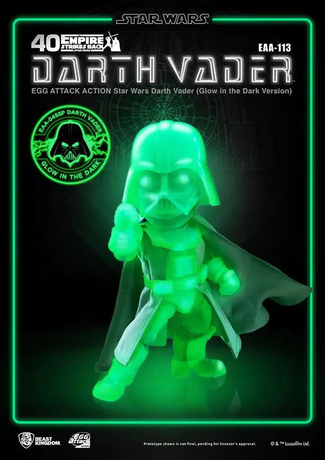 SW EGG AA DARTH VADER GLOW I/T DARK VER BEAST KINGDOM