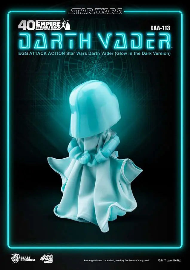 SW EGG AA DARTH VADER GLOW I/T DARK VER BEAST KINGDOM