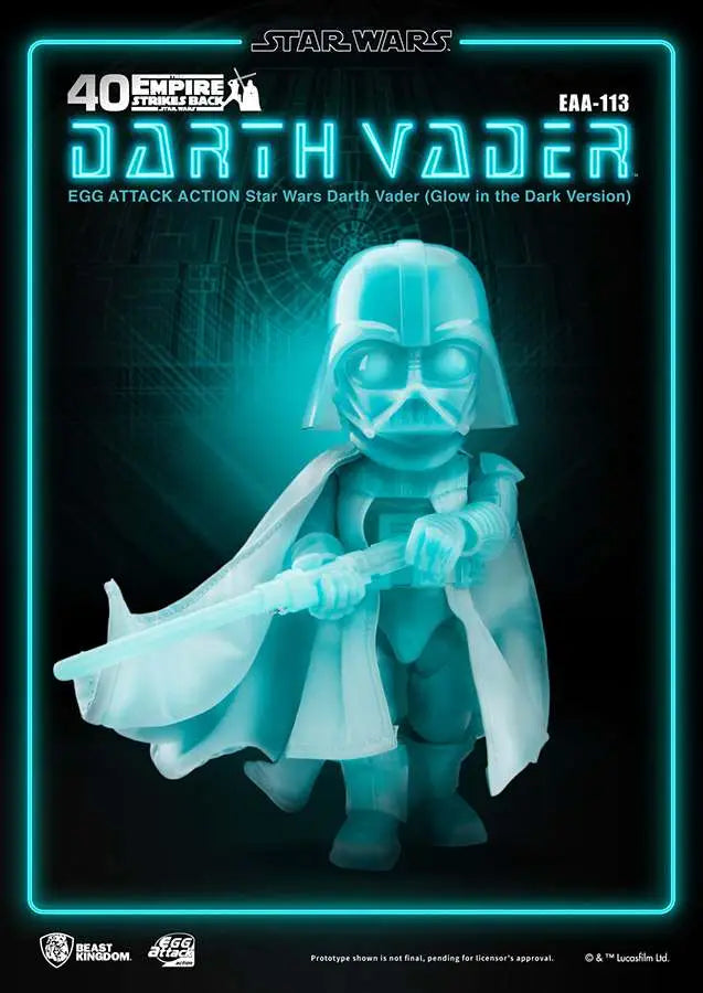 SW EGG AA DARTH VADER GLOW I/T DARK VER BEAST KINGDOM
