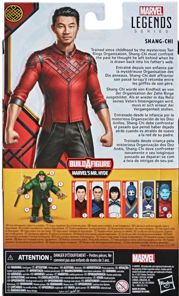 MARVEL LEGENDS SHANG CHI AF HASBRO
