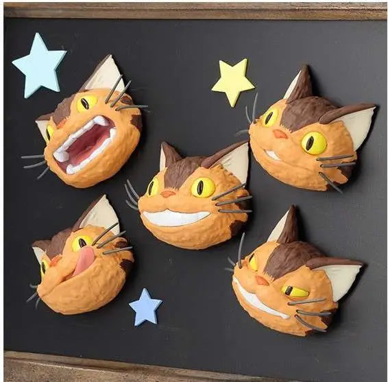 TOTORO CATBUS FACES MAGNETS BOX 6 STUDIO GHIBLI