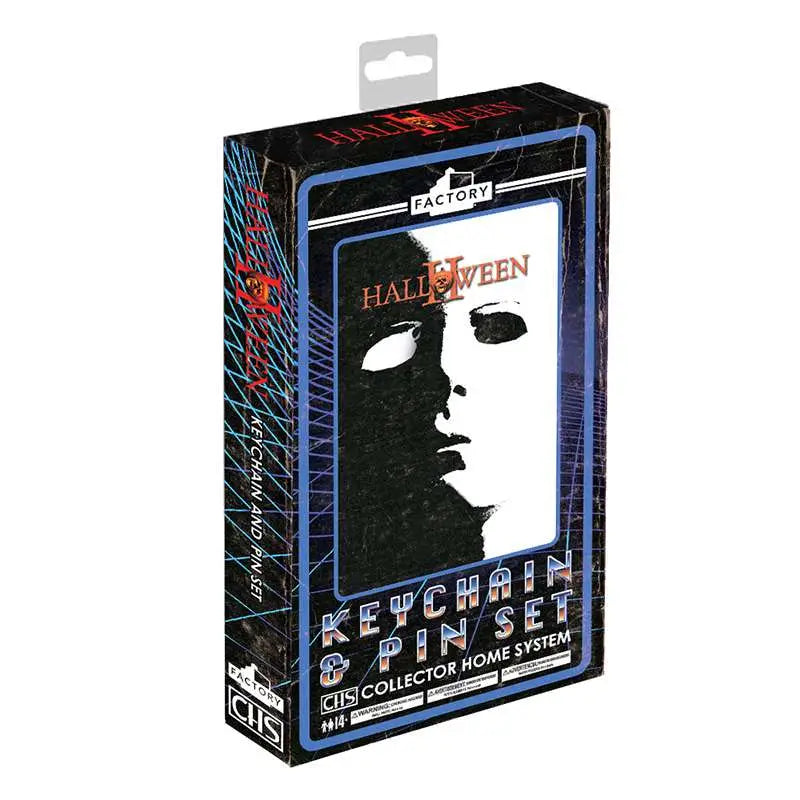 HALLOWEEN 2 CHS KEYCHAIN+PIN SET FACTORY ENT