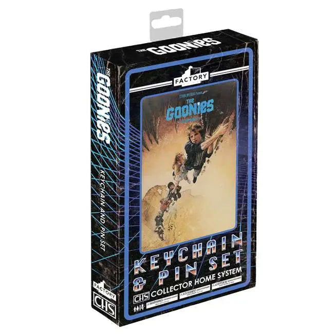 THE GOONIES CHS KEYCHAIN+PIN SET FACTORY ENT