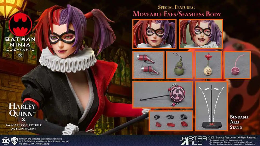 BATMAN NINJA 1/6 HARLEY QUINN VERSION STAR ACE