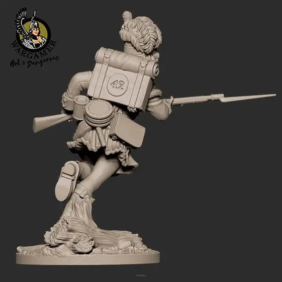 54 mm FIONA FROM 42ND HIGLANDERS HOT AND DANGEROUS
