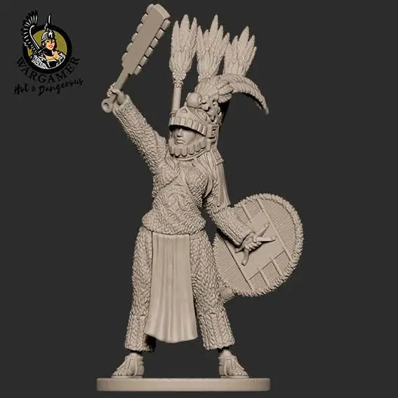 54 mm ATOTOZTLI THE AZTEC WARRIOR HOT AND DANGEROUS
