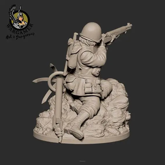 54 mm BETTY THE RANGER HOT AND DANGEROUS