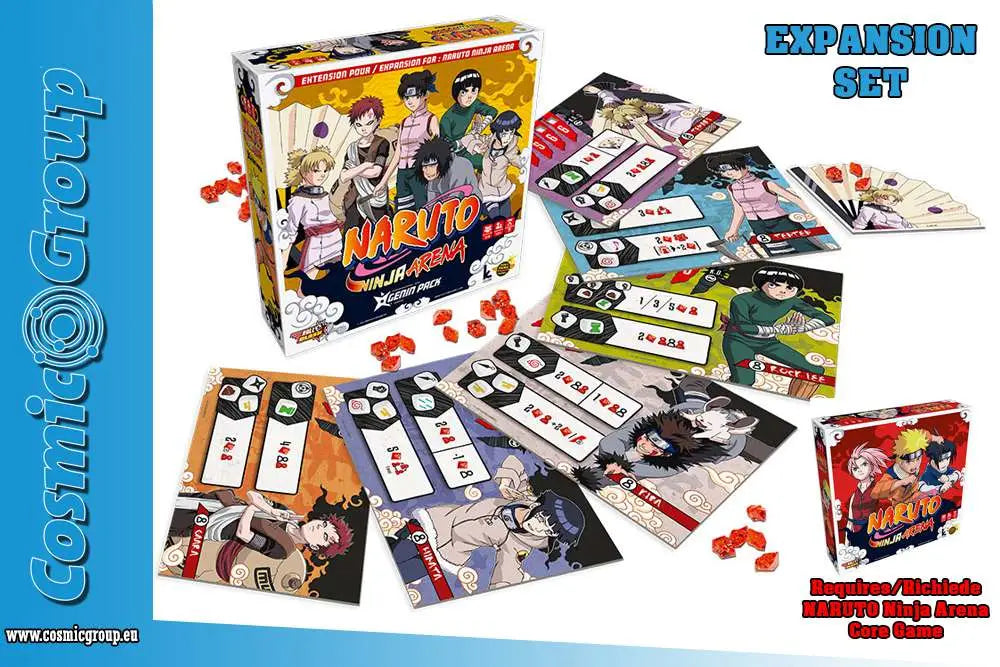 NARUTO NINJA ARENA GAME GENIN EXPANSION DON T PANIC GAMES