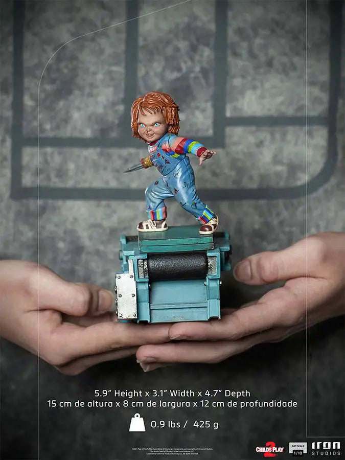 CHILD'S PLAY 2 CHUCKY 1/10 ART STATUE IRON STUDIOS