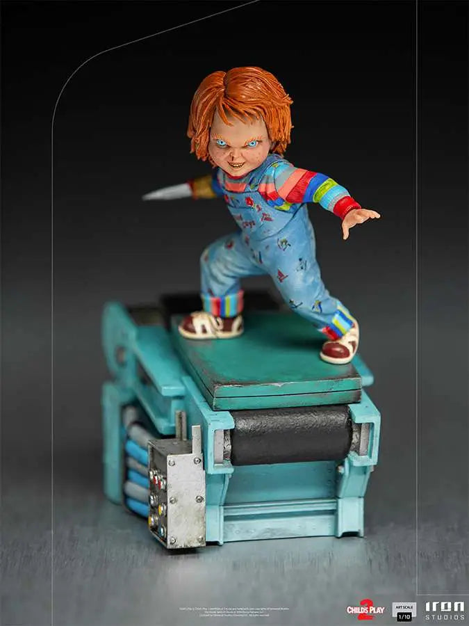 CHILD'S PLAY 2 CHUCKY 1/10 ART STATUE IRON STUDIOS