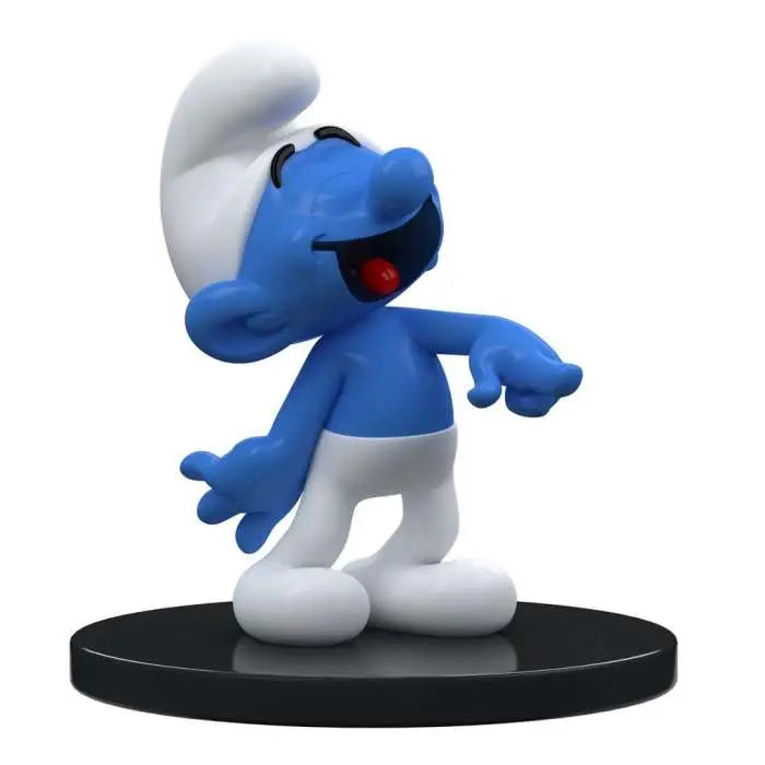 SMURFS JOKEY SMURF RESIN FIGURE PUPPY