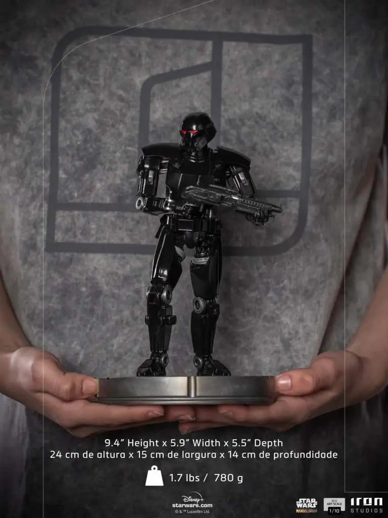 MANDALORIAN DARK TROOPER 1/10 STATUE IRON STUDIOS