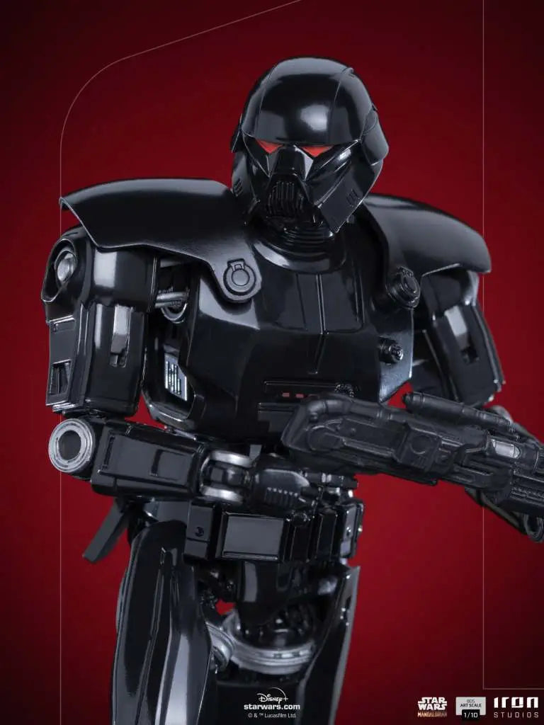 MANDALORIAN DARK TROOPER 1/10 STATUE IRON STUDIOS