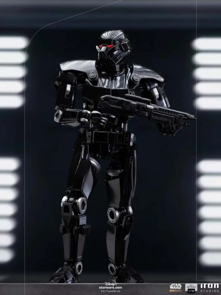 MANDALORIAN DARK TROOPER 1/10 STATUE IRON STUDIOS