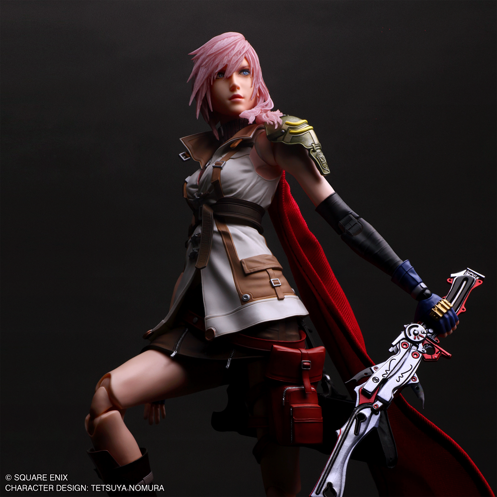 FINAL FANTASY XIII PLAY ARTS SHIN Action Figure LIGHTNING