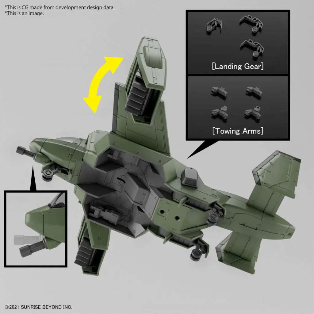 HG STORK CARRIER V 33 1/72 BANDAI MODEL KIT GUNPLA