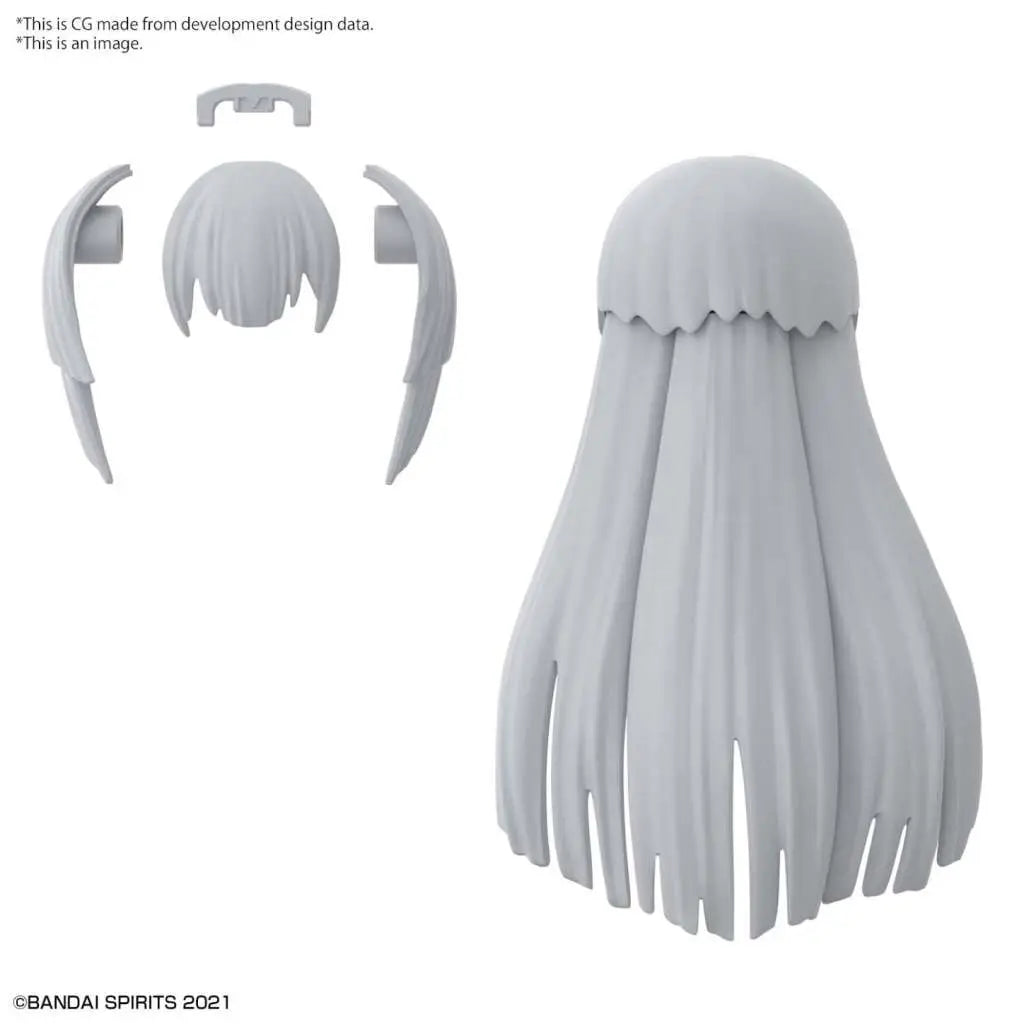 30MS OPTION HAIR STYLE PARTS VOL 4 4 BANDAI MODEL KIT GUNPLA