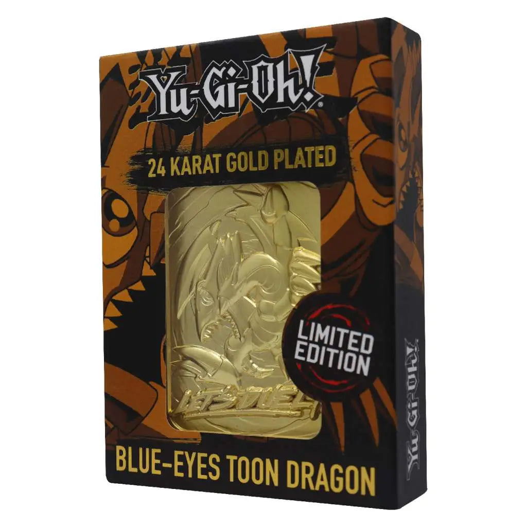 YU GI OH!LTD ED 24K GOLD BLUE EYS DRAGON FANATTIK