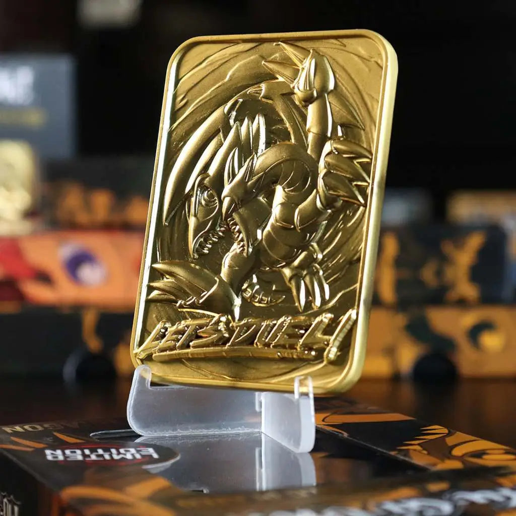 YU GI OH!LTD ED 24K GOLD BLUE EYS DRAGON FANATTIK