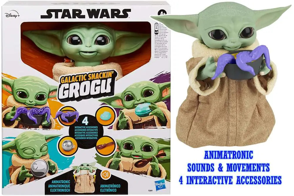 SW THE MANDALORIAN CHILD GAL SNACK ANIM. HASBRO