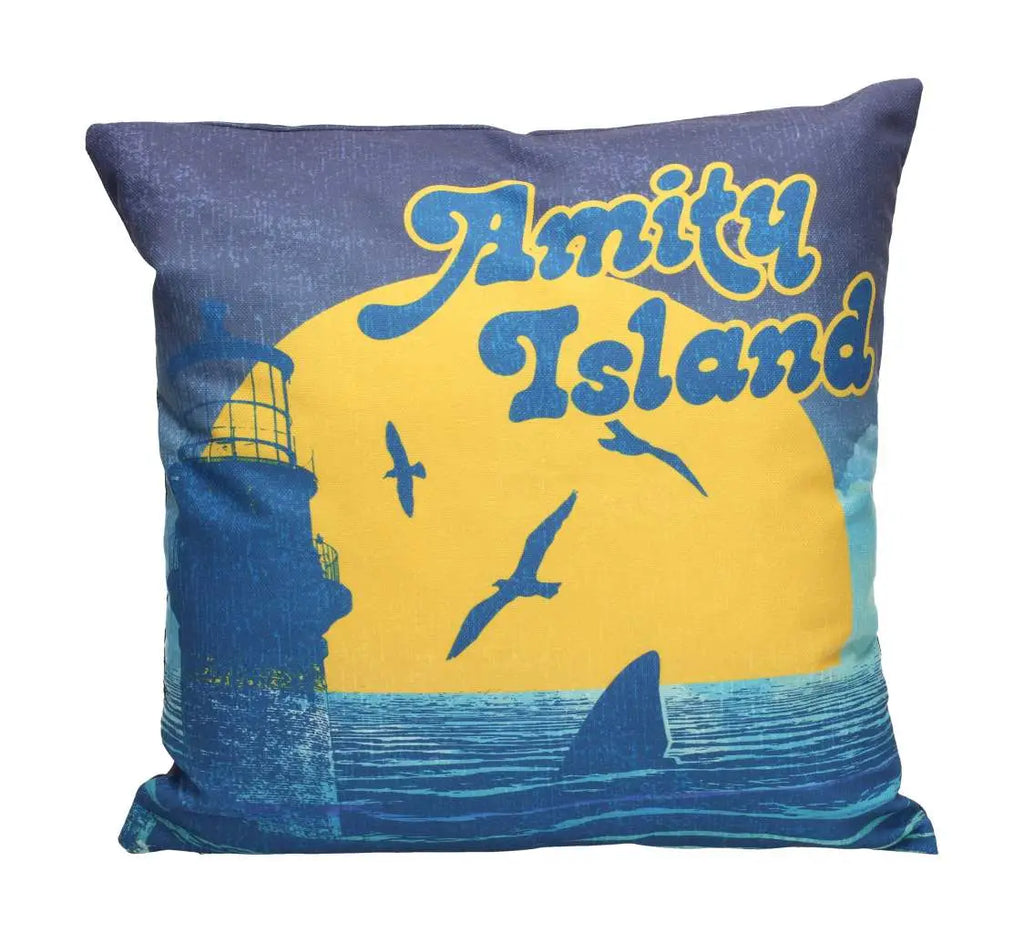 JAWS AMITY ISLAND SQUARE CUSHION SD TOYS