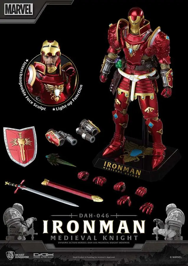 MEDIEVAL KNIGHT IRON MAN DAH BEAST KINGDOM