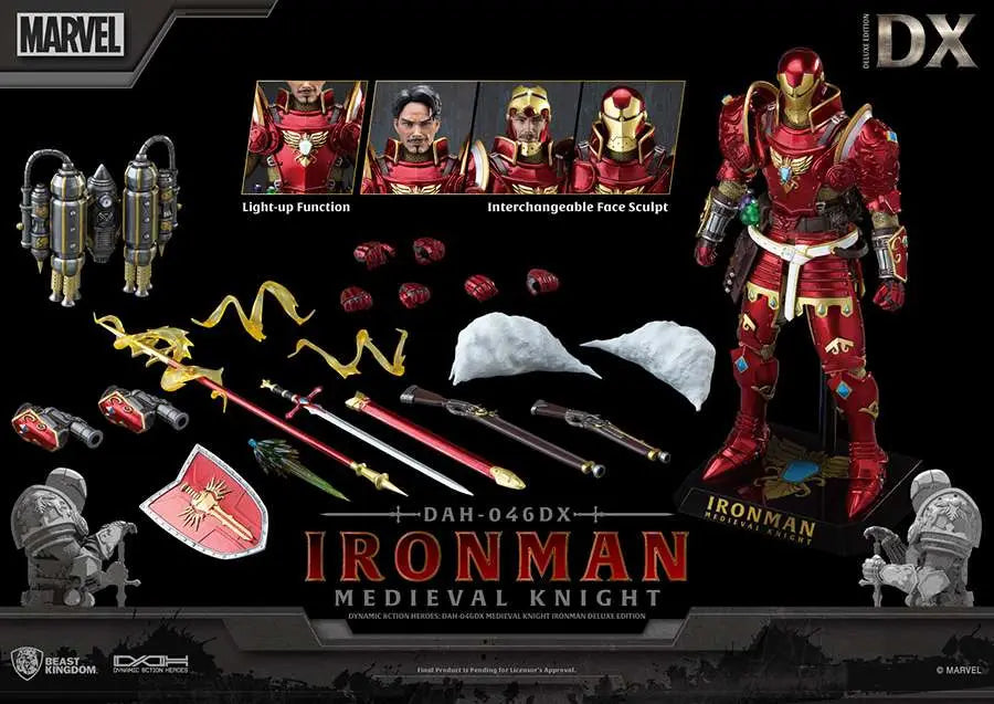 MEDIEVAL KNIGHT IRON MAN DLX DAH BEAST KINGDOM