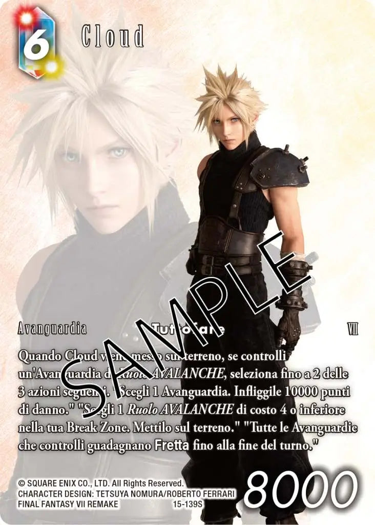 FFTCG VS DECKS AVALANCHE & SHINRA 6 SQUARE ENIX
