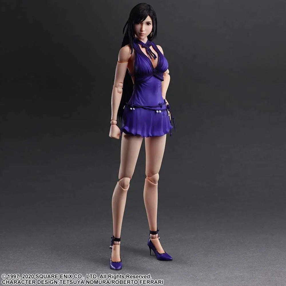 FF VII REMAKE TIFA DRESS PLAY ARTS KAI SQUARE ENIX
