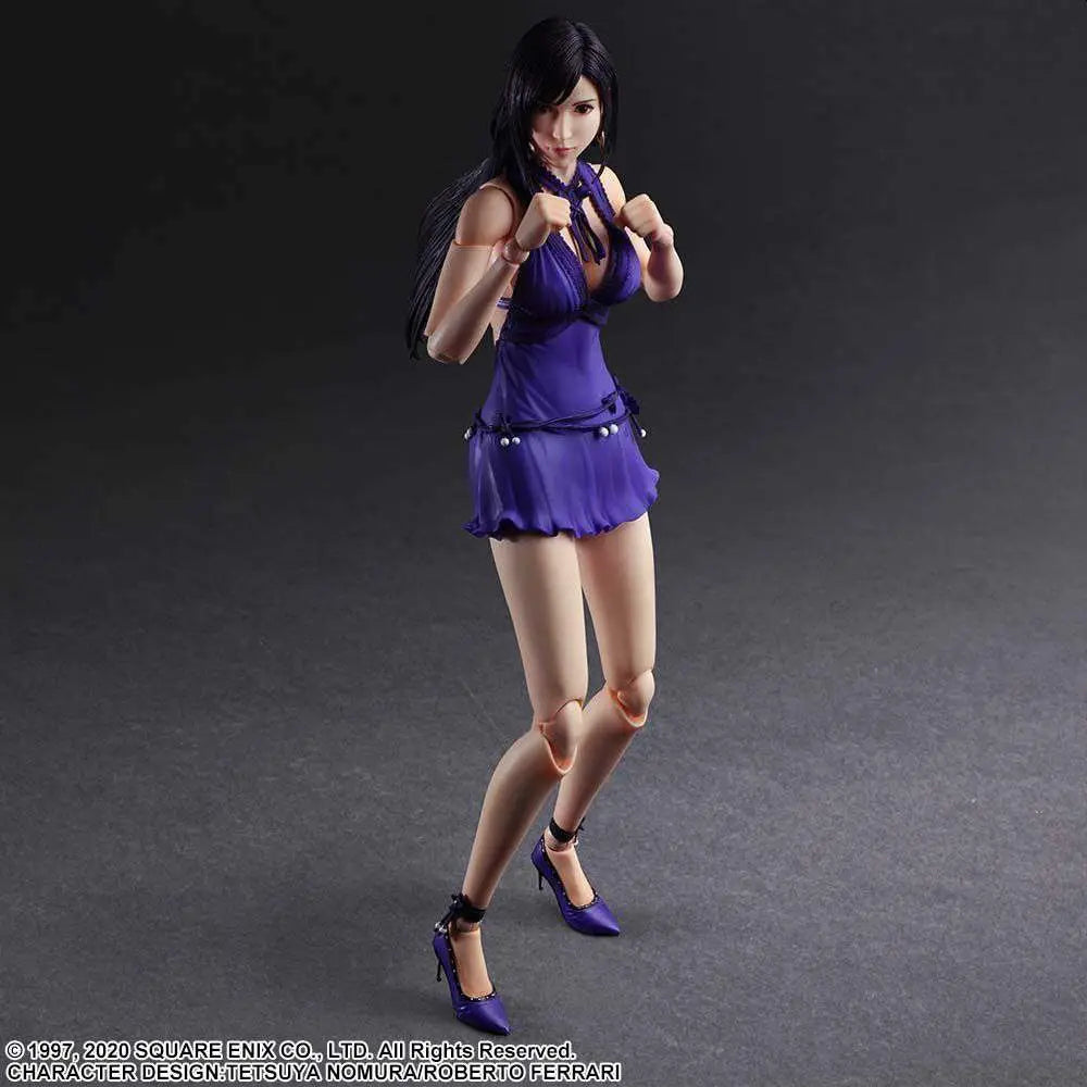 FF VII REMAKE TIFA DRESS PLAY ARTS KAI SQUARE ENIX