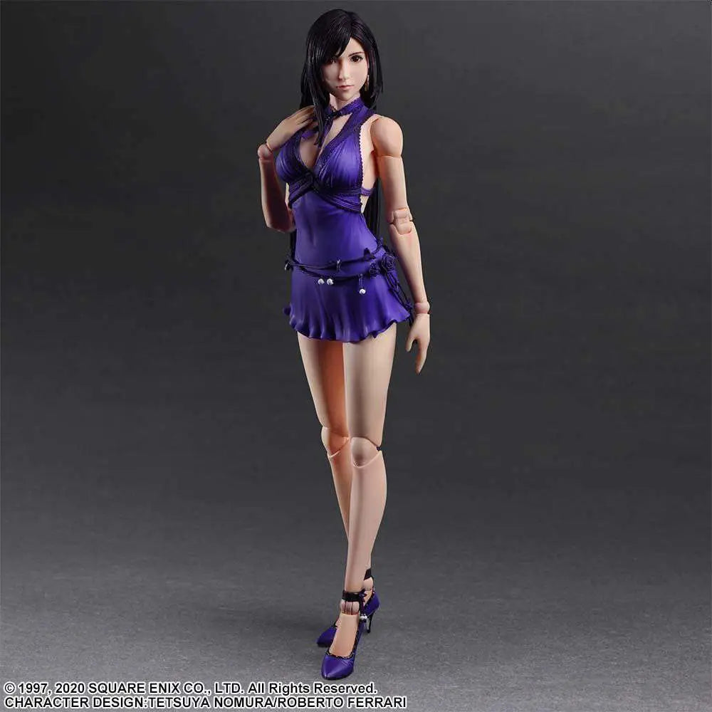 FF VII REMAKE TIFA DRESS PLAY ARTS KAI SQUARE ENIX