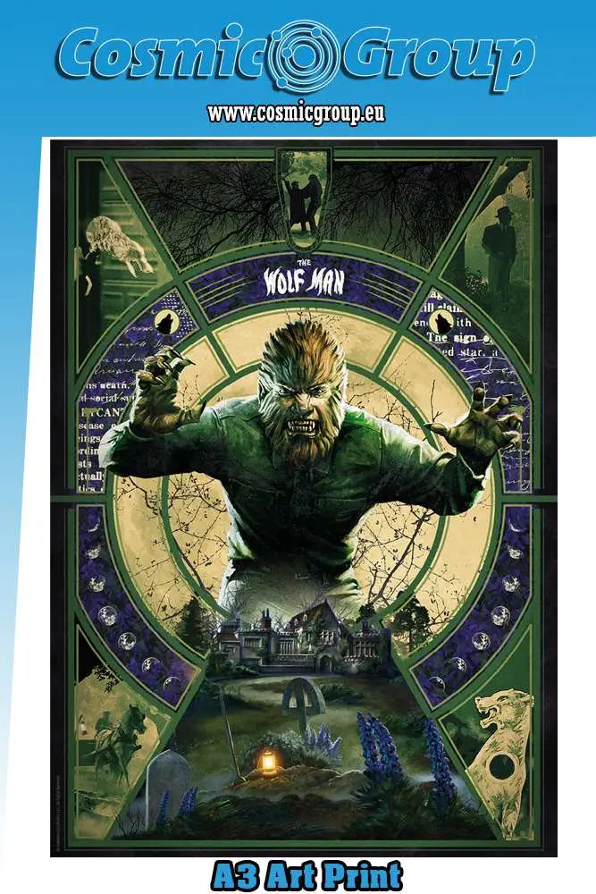 THE WOLFMAN OFFICIAL ART PRINT A3 SIZE FANATTIK