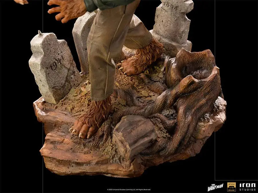 UNIVERSAL MONSTERS WOLF MAN DLX 1/10 ST IRON STUDIOS