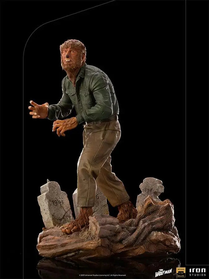 UNIVERSAL MONSTERS WOLF MAN DLX 1/10 ST IRON STUDIOS