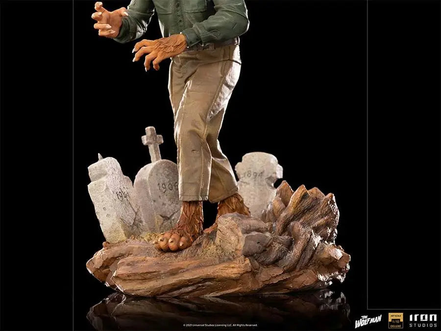 UNIVERSAL MONSTERS WOLF MAN DLX 1/10 ST IRON STUDIOS