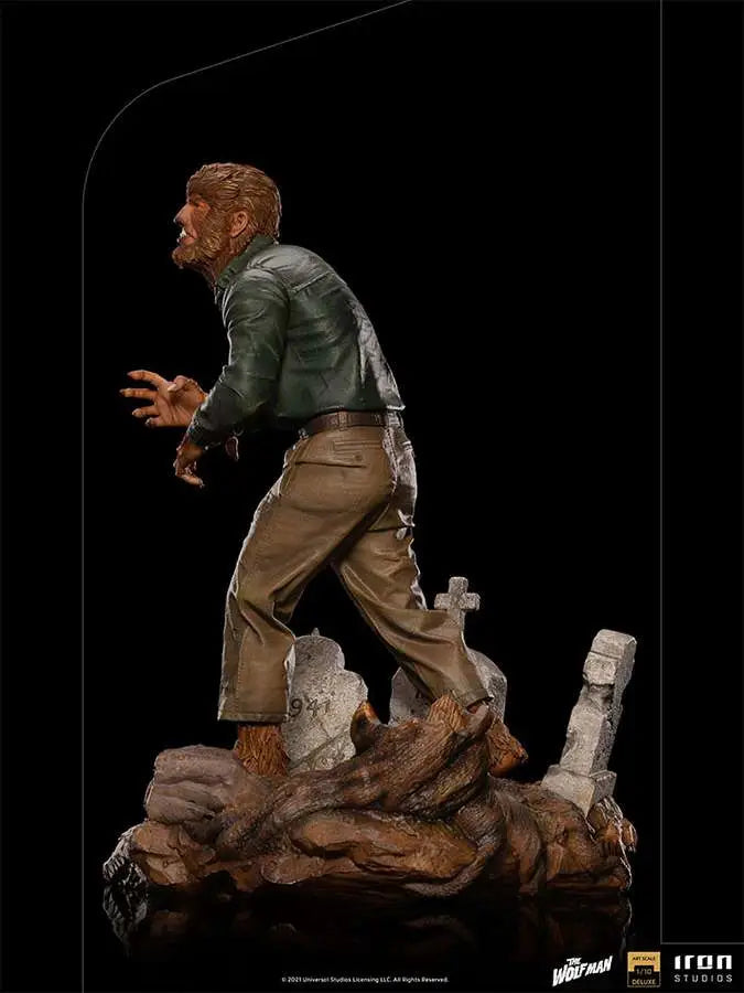 UNIVERSAL MONSTERS WOLF MAN DLX 1/10 ST IRON STUDIOS