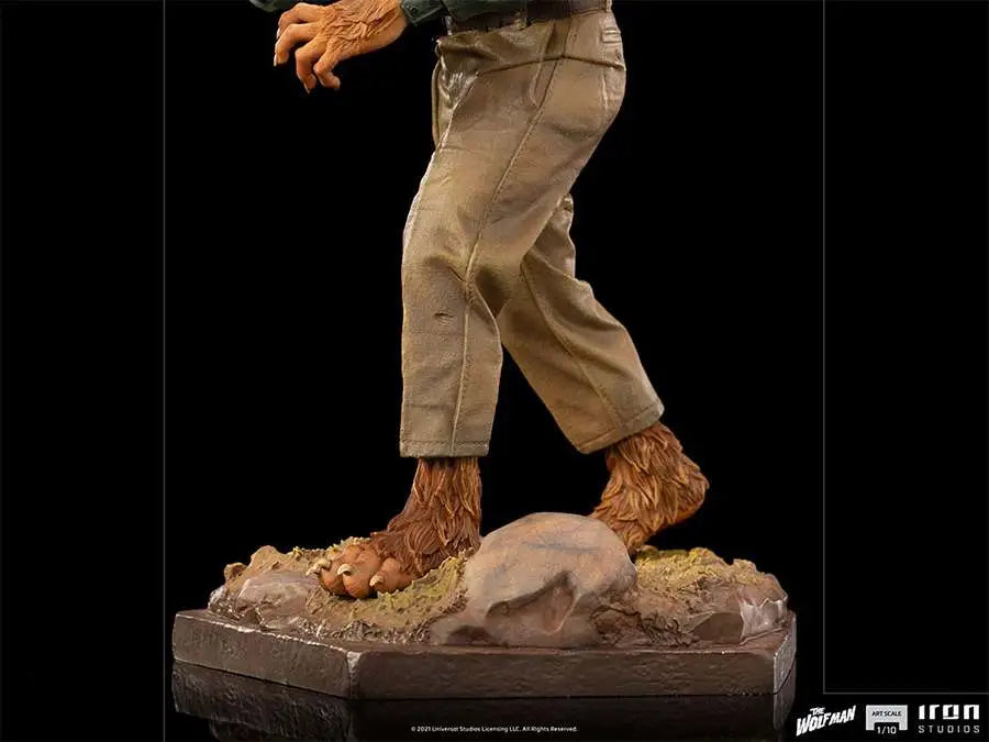 UNIVERSAL MONSTERS WOLF MAN 1/10 ST IRON STUDIOS