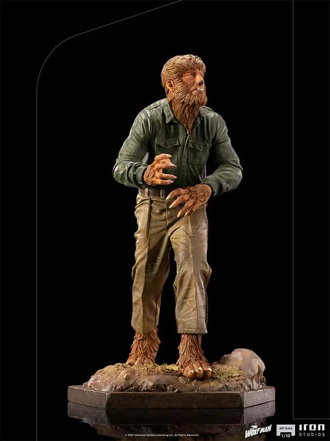 UNIVERSAL MONSTERS WOLF MAN 1/10 ST IRON STUDIOS