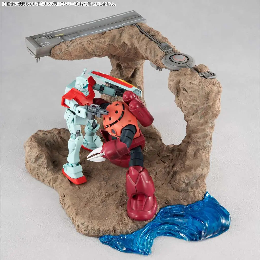 MS GUNDAM G STRUCTURE TRAGEDY DIORAMA MEGAHOUSE