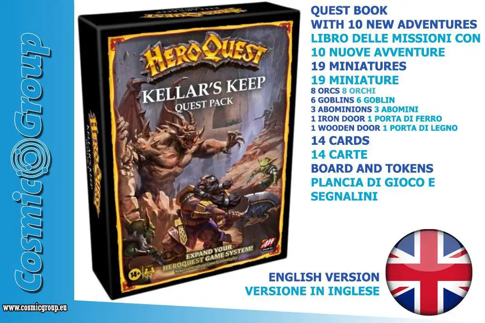 HEROQUEST KELLAR KEEP ENGLISH HASBRO