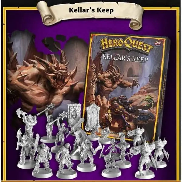 HEROQUEST KELLAR KEEP ENGLISH HASBRO