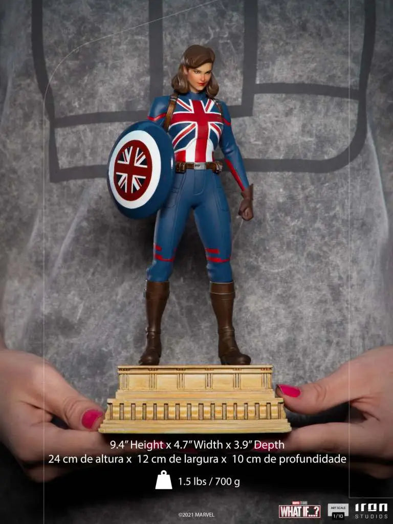 WHAT IF CAPTAIN CARTER 1/10 ART STATUE IRON STUDIOS