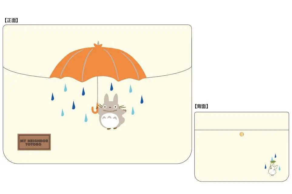 TOTORO UMBRELLA SATCHEL WITH SLEEVE STUDIO GHIBLI