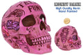 PINK TATTOO SKULL MONEY BOX NEMESIS NOW